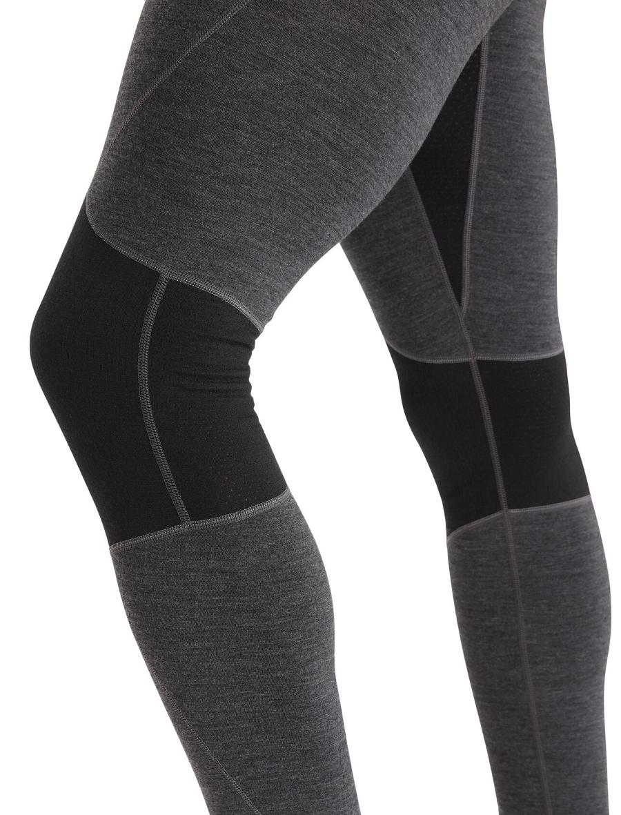 Base Layers Icebreaker BodyfitZone™ Merino 260 Zone Thermal Leggings Męskie Czarne | PL 1554CTVE